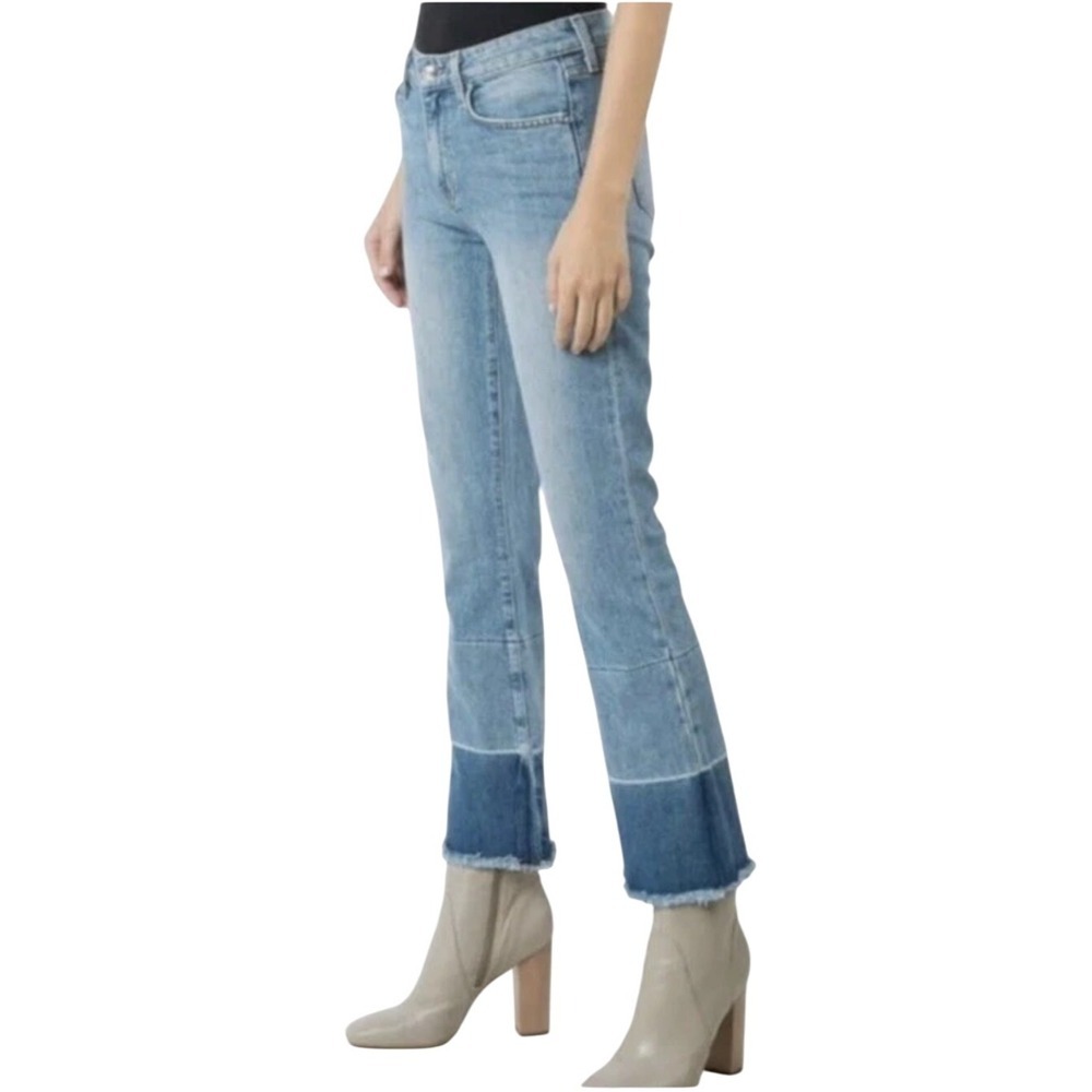 Derek‎ Lam 10 Crosby Denim Jane Mid Rise Flip Flop Flare Size 28